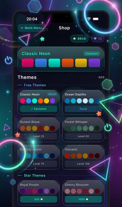 Color themes shop